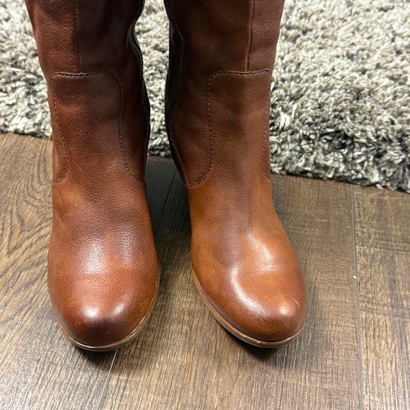 KORK-EASE Shawna Brown Leather Knee-High Boots Size 9 1/2 Women - Picture 6 of 15